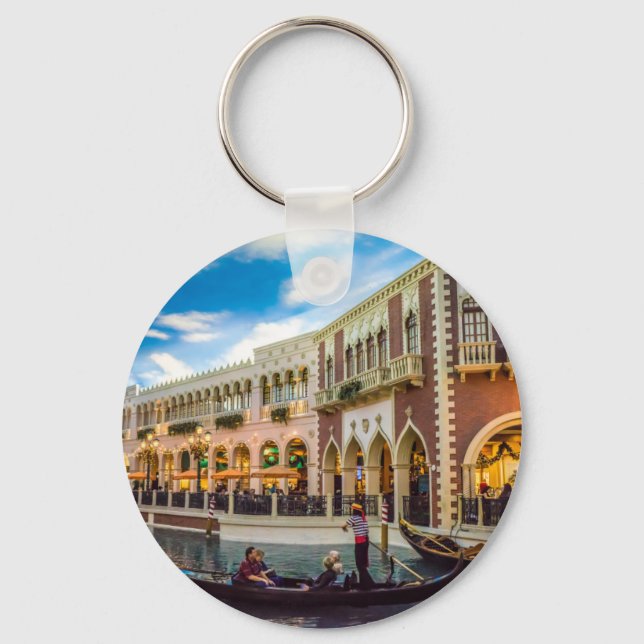 Chaveiro Arquitetura do Canal de Las Vegas Gondola (Frente)