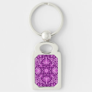 Chaveiro Art Nouveau Padrão Chinês - Ametist Roxo