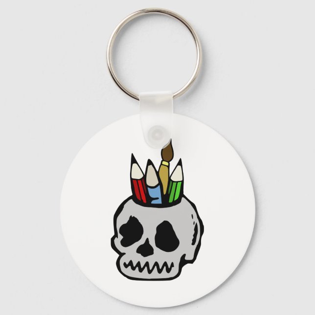 Chaveiro Art Skull (Frente)