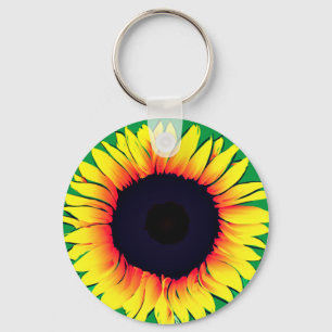 Chaveiro Art Sunflower - Escolha / adicione sua cor favorit