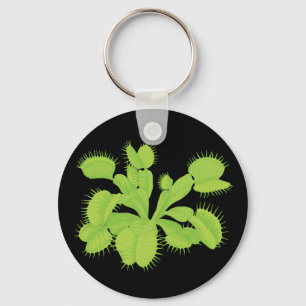 Chaveiro Arte botânica do Flytrap de Venus
