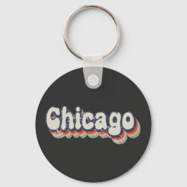 Chaveiro Arte Clássica do Chrome de Chicago Illinois