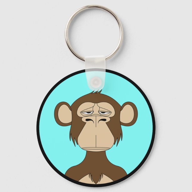 Chaveiro Arte Cripto Macaco BAYC (Frente)