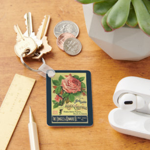 Chaveiro Arte da capa do livro Vintage Guide to Rose Cultur