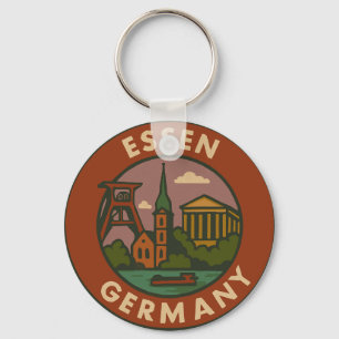 Chaveiro Arte da Cidade de Essen Alemanha