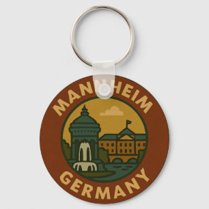 Chaveiro Arte da Cidade de Mannheim Alemanha