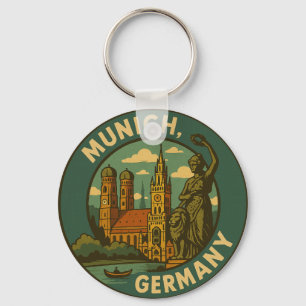 Chaveiro Arte da Cidade de Munique Alemanha