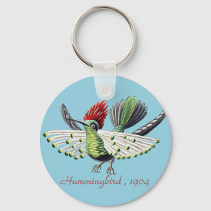 Chaveiro Arte da Natureza de Beija-flor Colorido de Ernst H
