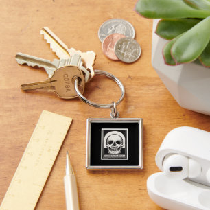 Chaveiro Arte de Caveira Memento Mori
