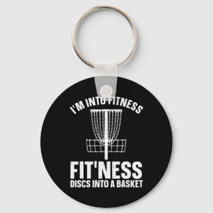Chaveiro Arte de Disc Golf para Homens Mulheres Jogador de