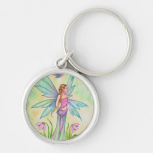 Chaveiro Arte de Fantasia da Fada Borboleta da Primavera