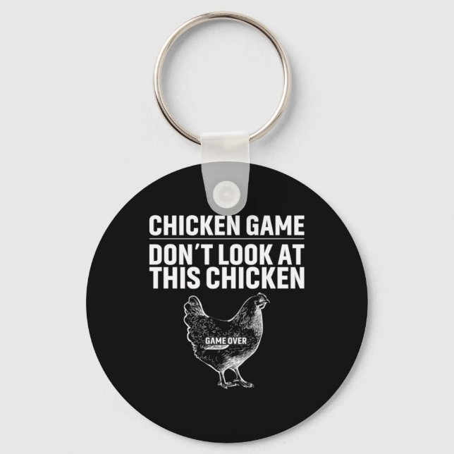 Chaveiro Arte de Frango Jogo do Frango (Frente)