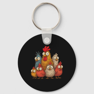 Chaveiro Arte de Frango Presentes Loucos de Frango Para Hom