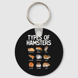 Chaveiro Arte de Hamster Engraçado para Homens Mulheres Men