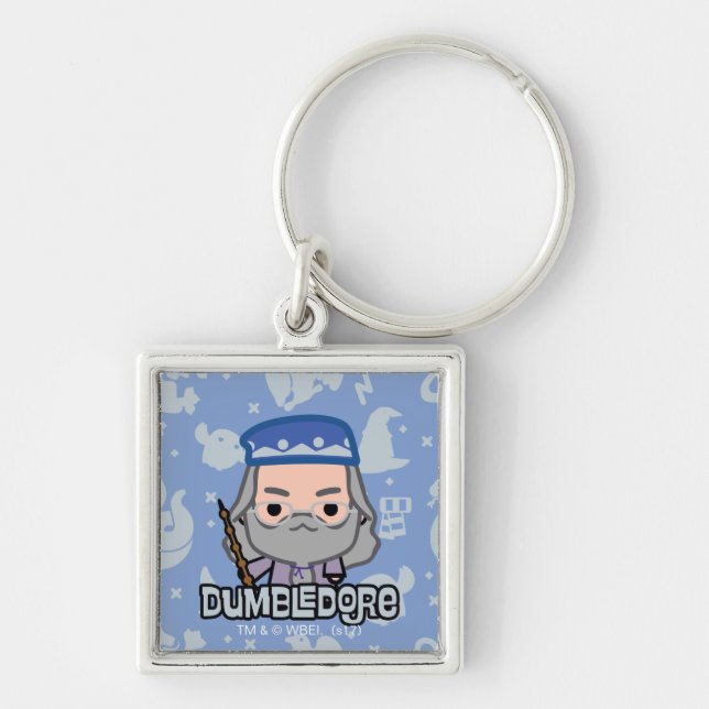 Chaveiro Arte de Personagem de Desenho do Dumbledore (Frente)