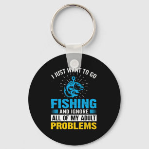 Chaveiro Arte De Pesca Eu Só Quero Ir Pescar