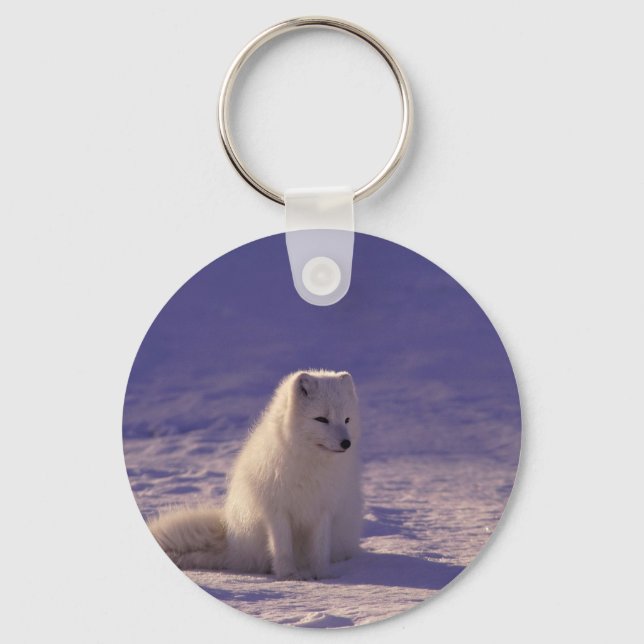 Chaveiro Arte de Pingente de Inverno de Urso Polar (Frente)
