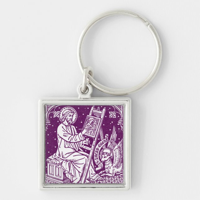 Chaveiro Arte de São Lucas o Apóstolo e Evangelista (Frente)