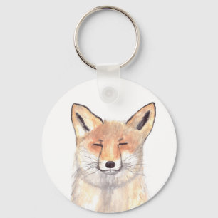 Chaveiro Arte de viveiro de animais da raposa