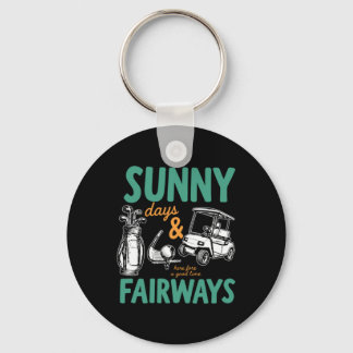 Chaveiro Arte Dias Ensolarados E Fairways