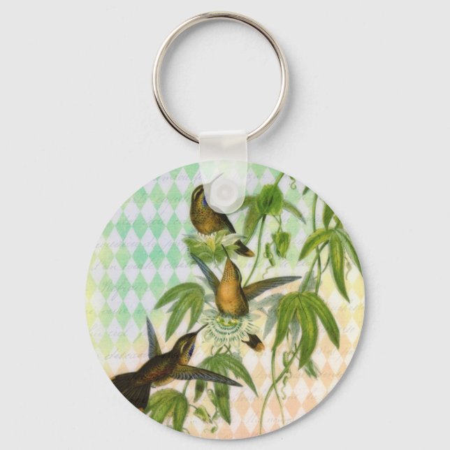 Chaveiro Arte Digital Hummingbird (Frente)