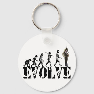 Chaveiro Arte do Musical da evolução das tubas da tuba do