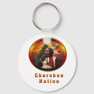 Chaveiro Arte dos índios Cherokees