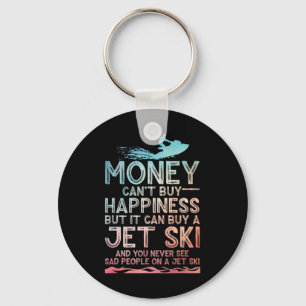 Chaveiro Arte engraçada de Jet Ski para homens mulheres cri