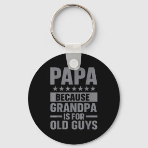 Chaveiro Arte engraçada do Papai para o avô dos netos Dia d