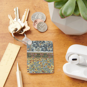 Chaveiro Arte Floral Antiga Arte Nova Flores de Gerânio Sel