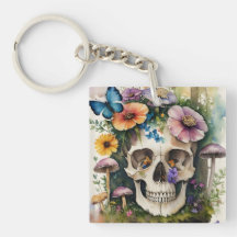 Arte Floral de Aquarela de Câncer