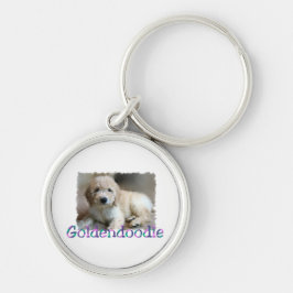 Chaveiro Arte Goldendoodle