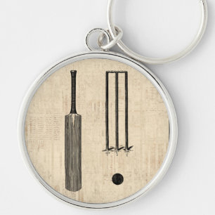 Chaveiro Arte Ilustrada Antica Bat Cricket Vintage