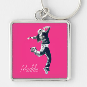 Chaveiro Arte legal de dançarino de hip hop