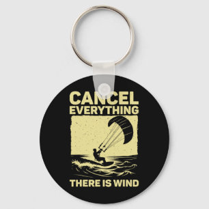 Chaveiro Arte Legal de Kitesurfing Para Homens Mulheres Kit