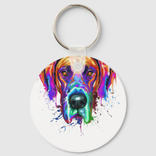 Chaveiro Arte Lixada Grande Dane Puppy Lover Difts