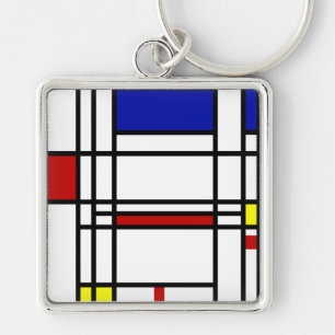 Chaveiro Arte moderna de Mondrian