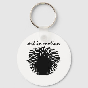 Chaveiro arte no movimento