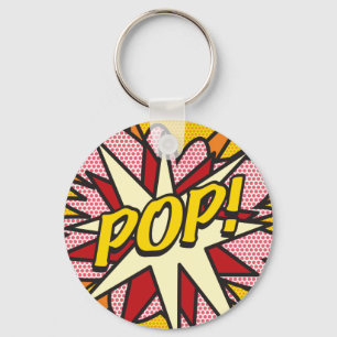 Chaveiro Arte Pop de Quadrinhos POP!