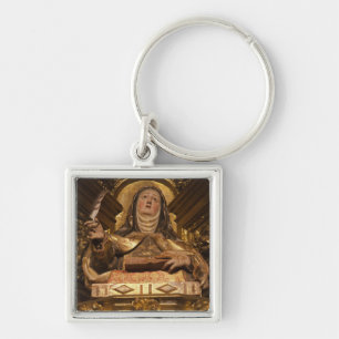 Chaveiro Arte religiosa representando Papais noeis Teresa