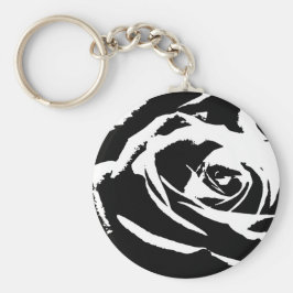 Chaveiro Arte Rosa posterizada