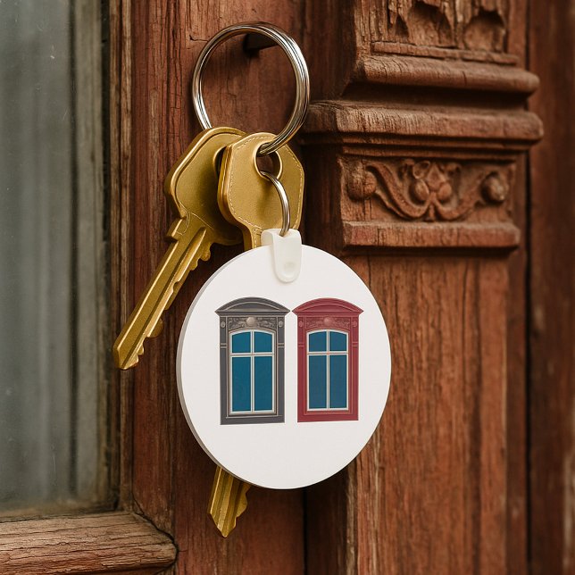 Chaveiro Arte sobre a arquitetura do Ornamentado de janela  (Criador carregado)