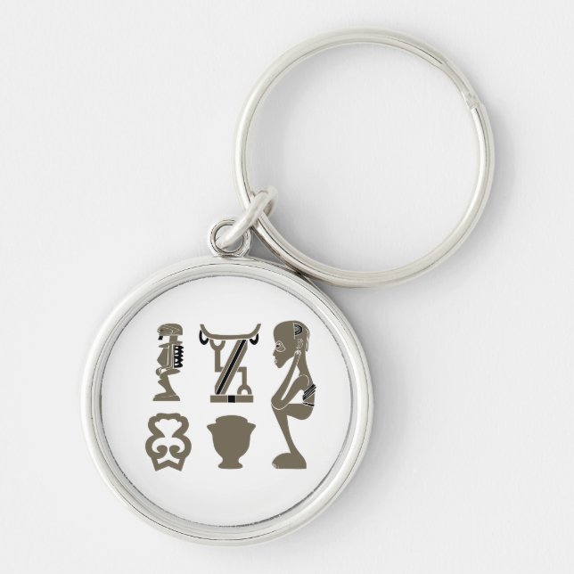 Chaveiro arte tribal africana (Frente)