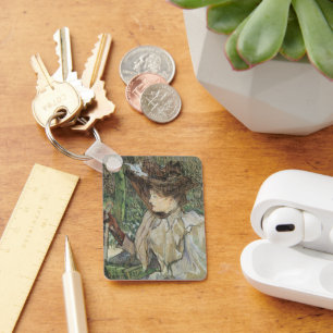 Chaveiro Arte Vintage, Mulher com Luvas de Toulouse Lautrec