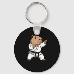 Chaveiro Artes marciais Capyra Funny Karate Taekwondo Jiu J