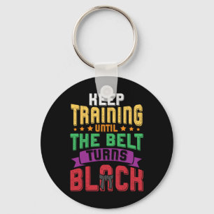 Chaveiro Artes Marciais Continuam A Treinar Até Que O Cinto