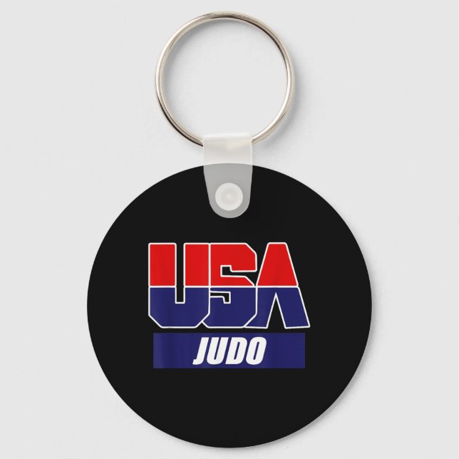 Chaveiro Artes Marciais de Judô 2024 Equipe EUA (Frente)