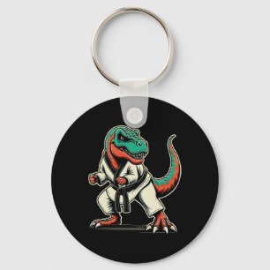 Chaveiro Artes Marciais de Karatê Taekwondo do Dinossauro T
