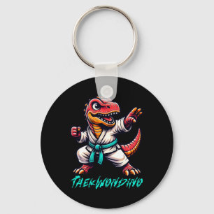 Chaveiro Artes Marciais Engraçadas Karatê Taekwondo Dino An