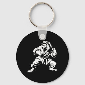 Chaveiro Artes Marciais Leão Desenho de Artes Marciais Kick